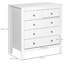 79cm W 5 - Drawer Chest of Drawers