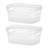 Plastic Storage Bin Set