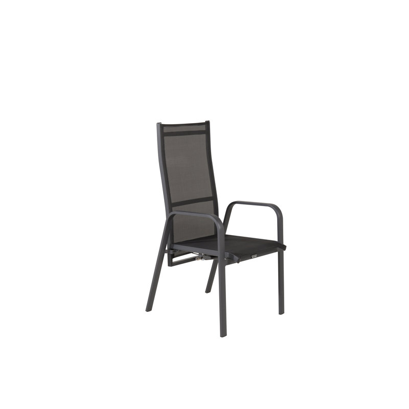 Rampzipoor Stacking Patio Dining Armchair with Cushion