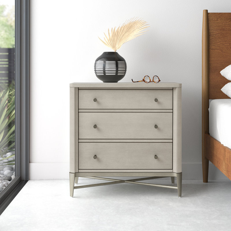 Cathie 31'' W Solid Wood Nightstand