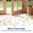 Floral Machine Washable Rug with Rubber Backing Foldable Printed Non Slip Carpet, Soft Easy Care Home Decor Floor Cover for Living Room Bedroom-109768746-109768747