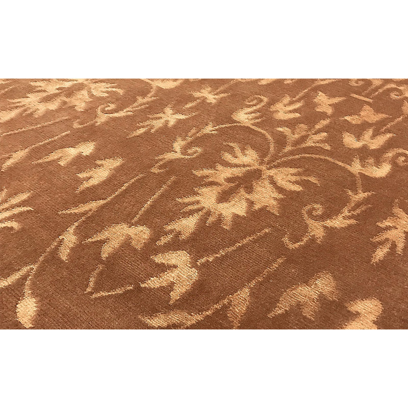 Tapis rouille de haute qualité noué à la main
