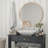 Adarius Accent Wall Mount Mirror with Aluminum Frame - Round Wall Mirror-666078761-666078762