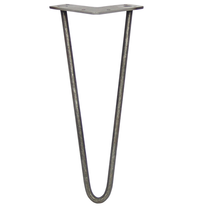 Downend Table Leg, Silver, 30.48cm H x 11cm W x 8cm D