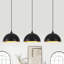 Luminaire suspendu en forme de dôme à 3 lumières pour îlot de cuisine 11,81 po (ensemble de 3)-1043076286-869638391