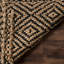 Tapis en fibres naturelles de jute tissé à la main à motif géométrique Aerionna-22736701