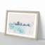 Cloudy Day In Chicago Illinois - Single Picture Frame Painting on MDF-56854178-56854180