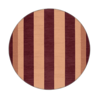 Tapis d'intérieur et d'extérieur à carreaux rouge