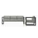 Smith Patio Sofa and Lounge Chair with Sunbrella® Cushions