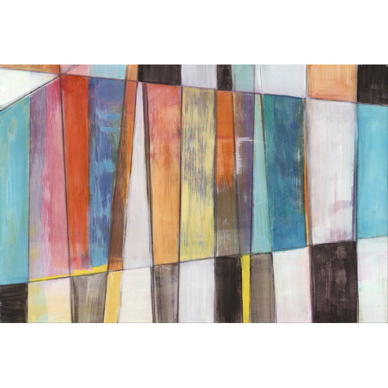 Rhythm and Hues I by Jodi Fuchs - Painting, 51 cm H x 76 cm W, Wrapped Canvas