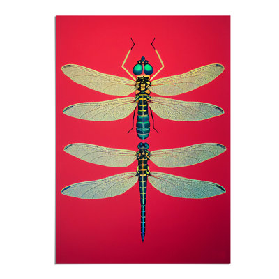 Two Pretty Dragonflies - Wall Art