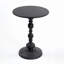 Table de bout en métal rétro, table d'appoint ronde pour table de chevet et table d'appoint