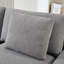 Canapé d'angle modulaire Cloud en forme de U de 310 cm (122 pouces), canapé-lit en polyester pour salon, appartement et bureau, 4 places avec 2 poufs, petit espace, moderne, montage facile