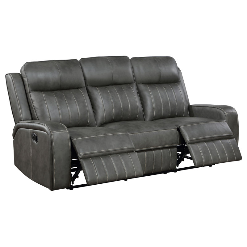 Forrest Grey Motion Reclining Sofa