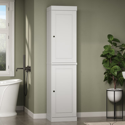 16.5" W Solid Wood Bathroom Cabinet
