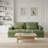 Boneless 93" Upholstered Square Arm Deep Seating Sleeper Sofa-995146182