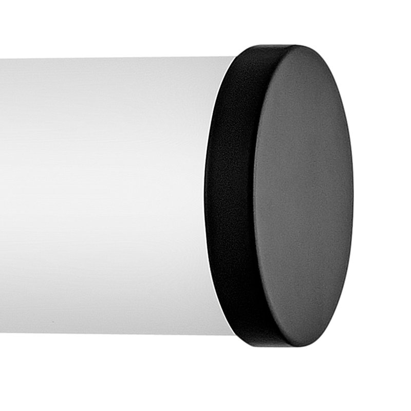 Zevi Dimmable LED Bath Bar, Black/Lacquered Brass