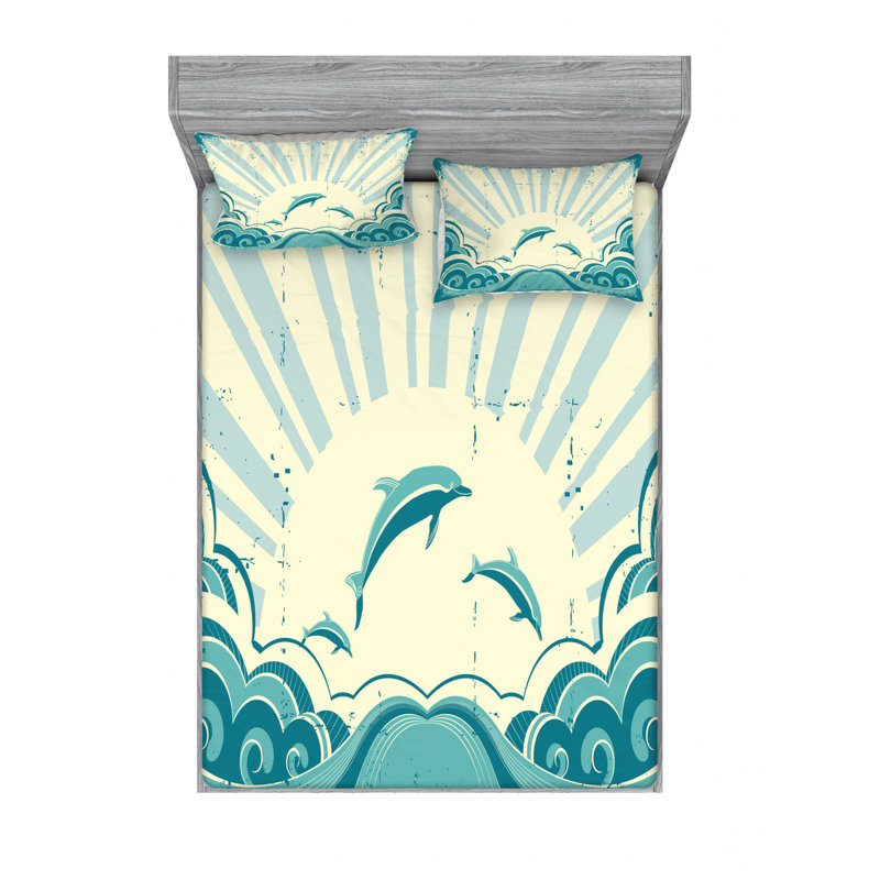 Microfiber Sheet Set, Full Sheet Set with Fitted Sheet