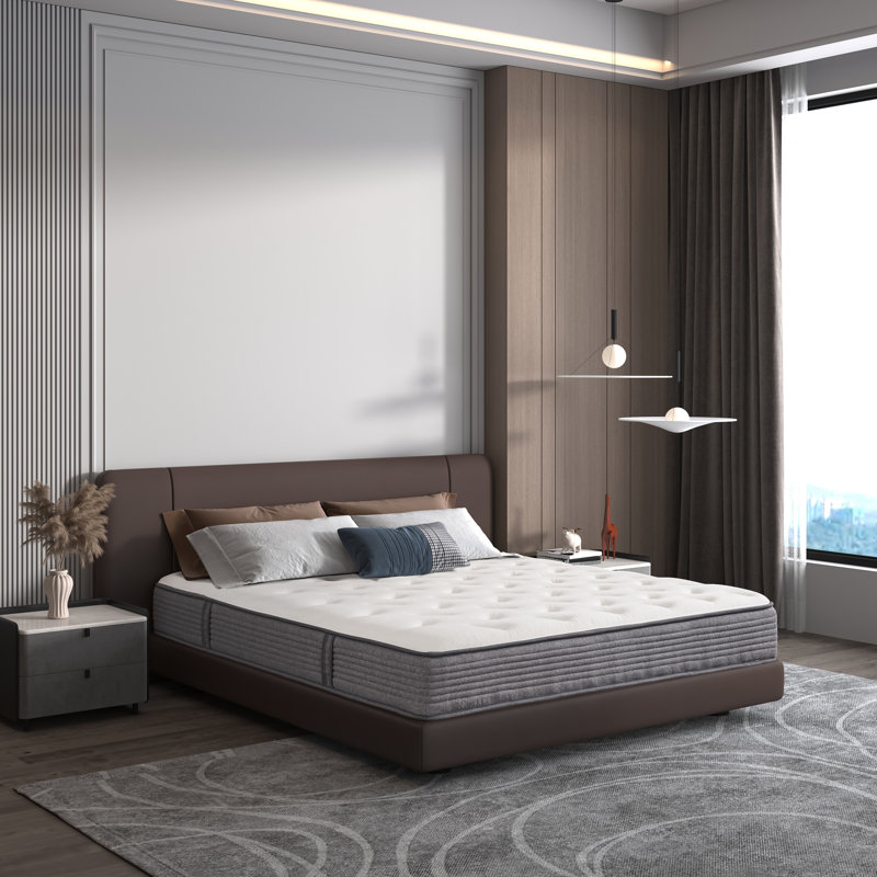Matelas hybride moyen 10 po Matcha, Très grand
