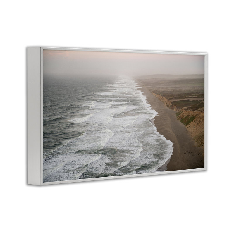  Point Reyes, art de la giclée sur rivage par Crystal Lynn Collins, H 12 po x l 18 po