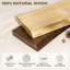 Tablettes flottantes en bois pour le mur Tablette murale en bois massif naturel de 36 po | Tablettes flottantes en bois de 8 po de profondeur avec support invisible pour salle de bain | 2 pièces