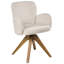 50cm H Fabric Upholstered Upholstered Back Armchair in Beige