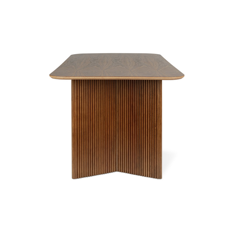 Atwell Walnut Wood Dining Table