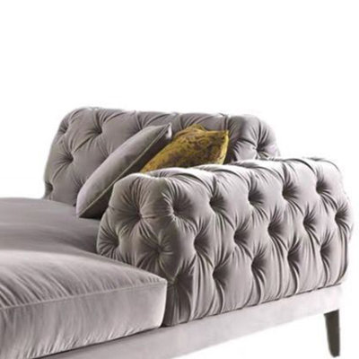 Fauteuil inclinable en velours confortable
