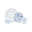 Spode Home Blue Indigo 16 Piece Dinnerware Set, Service for 4