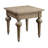 Taupe Square End Table