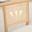 Tabouret de comptoir moderne de 26 po avec dossier en rotin et structure en bois-116133463-116133464