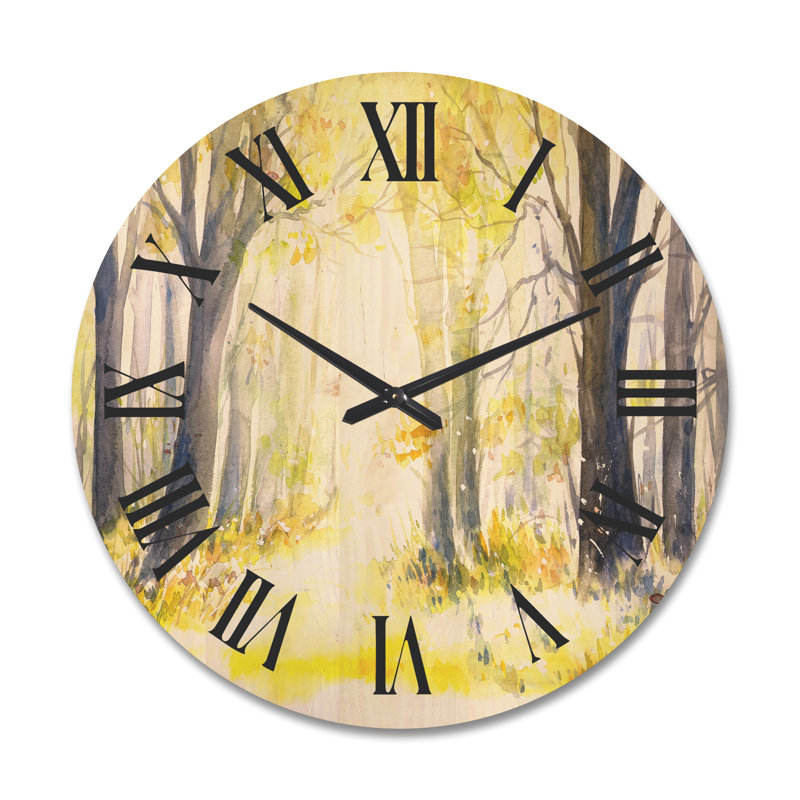 Horloge murale en bois, Très grand