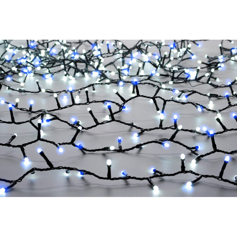 0.5cm LED Twinkle Indoor / Outdoor String Lights, 1000, White/Warm White