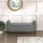 Gray Upholstered Mid-Century Modern Lift Top Storage Bench, Solid Wood Walnut Bedroom Piece Bench In Design, Fabric Upholstery,-1876824237
