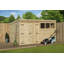 Shiplap Pent Wooden Shed-122082409
