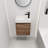 18-Inch Wall Mount Bathroom Vanity with Sink