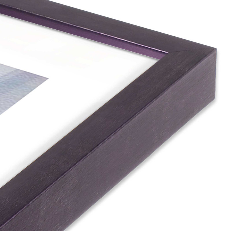 «Whispering Reverie», impression encadrée sur papier par Karen Hale, Iris mauve, H 13 po x l 17 po x P 1,375 po