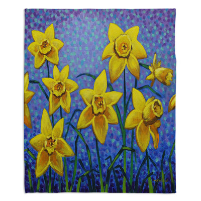 Couverture sherpa doux spring daffs iii