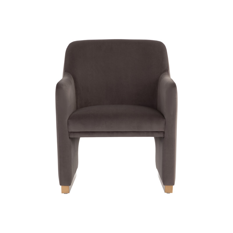 Antiochos 19'' H Upholstered Dining Chair - Grey, Meg Ash