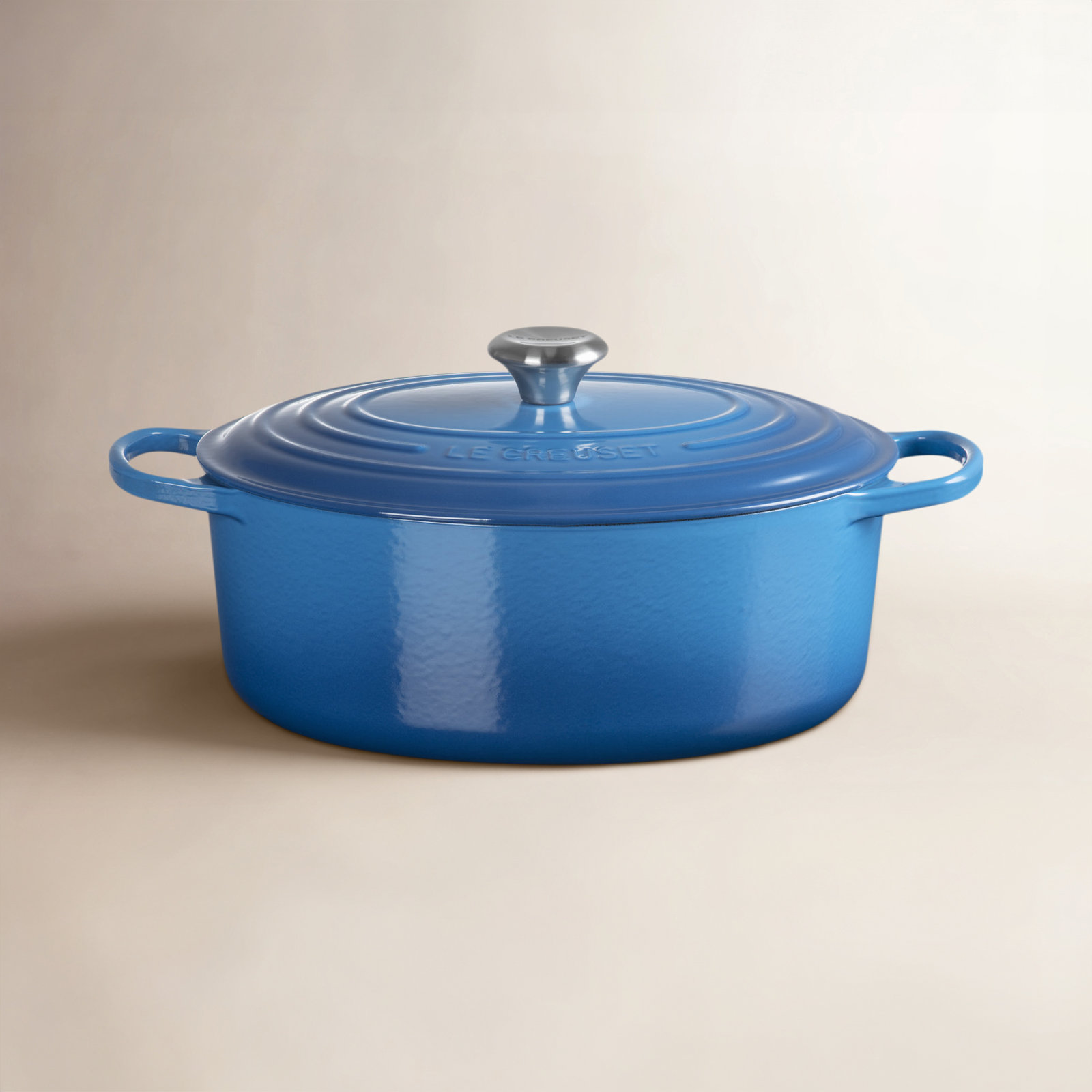 Enameled Cast Iron Oval Dutch Oven, 6.75 quarts, Marseille