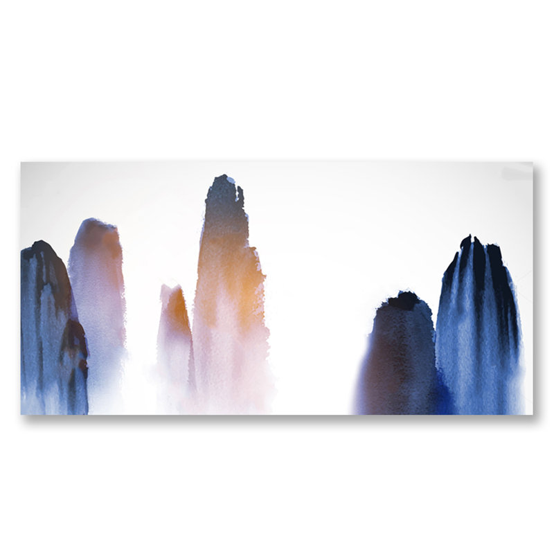 Brume aquarelle - sans cadre, Acrylique