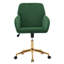 Fauteuil ergonomique en velours pour le travail à domicile - Réglable et assise prolongée-360834170-360834174-360834949