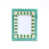Teal/White