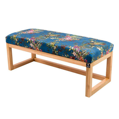 Velvet Upholstered Bench