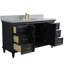 Ensemble de meuble-lavabo simple Fountainbleau-11197616-11197617-84717327