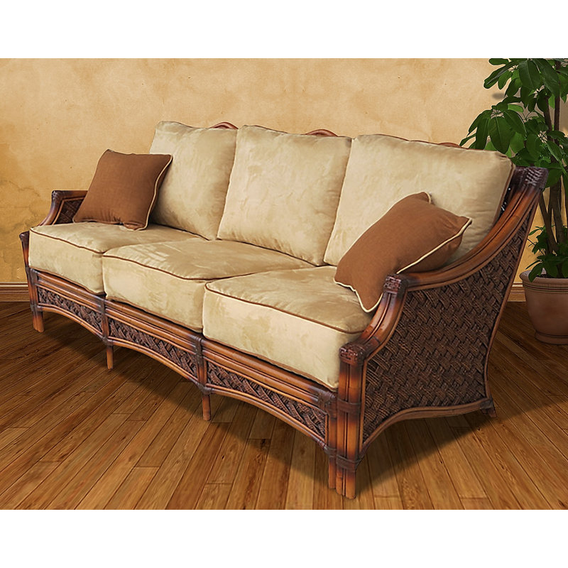 Schmitz Upholstered 74'' Sofa, Cream
