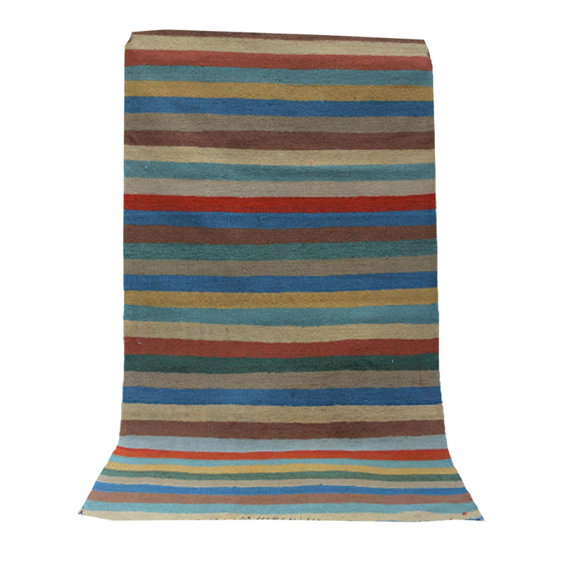 Camdon Rectangle 110 cm x 190 cm Striped Hand Woven Kilim