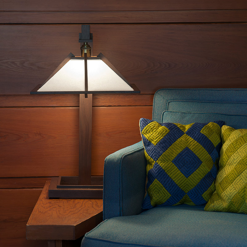 Taliesin Table Lamp, Walnut