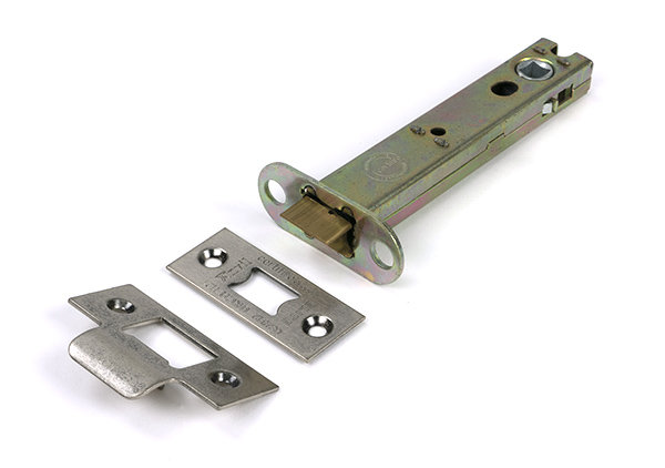 Aged Brass 5" Heavy Duty Latch, Pewter Patina