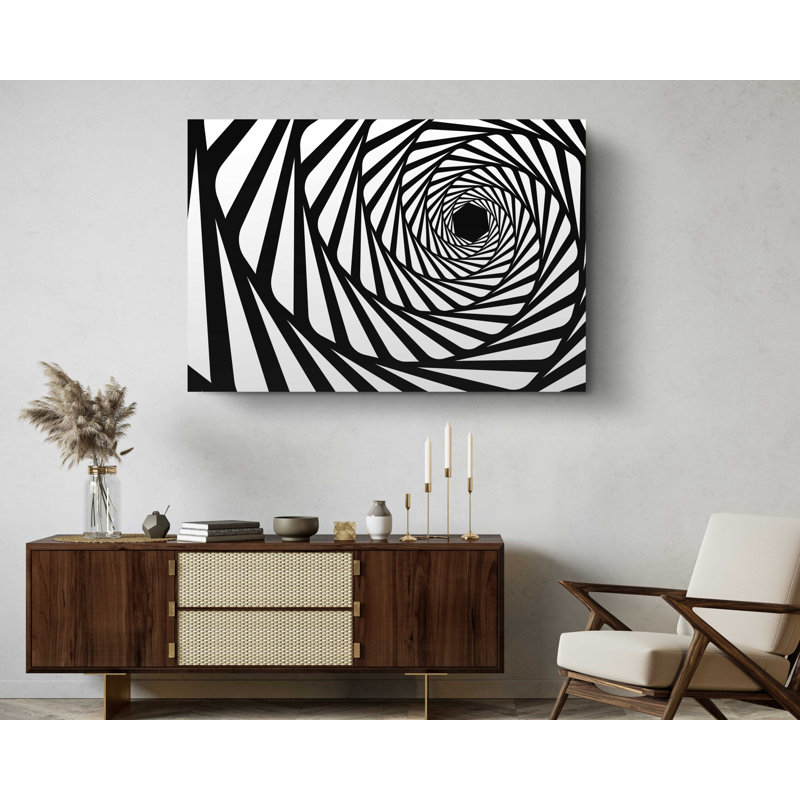 Impression sur toile Aperture Spiral, H 30 po x l 45 po x P 1 po